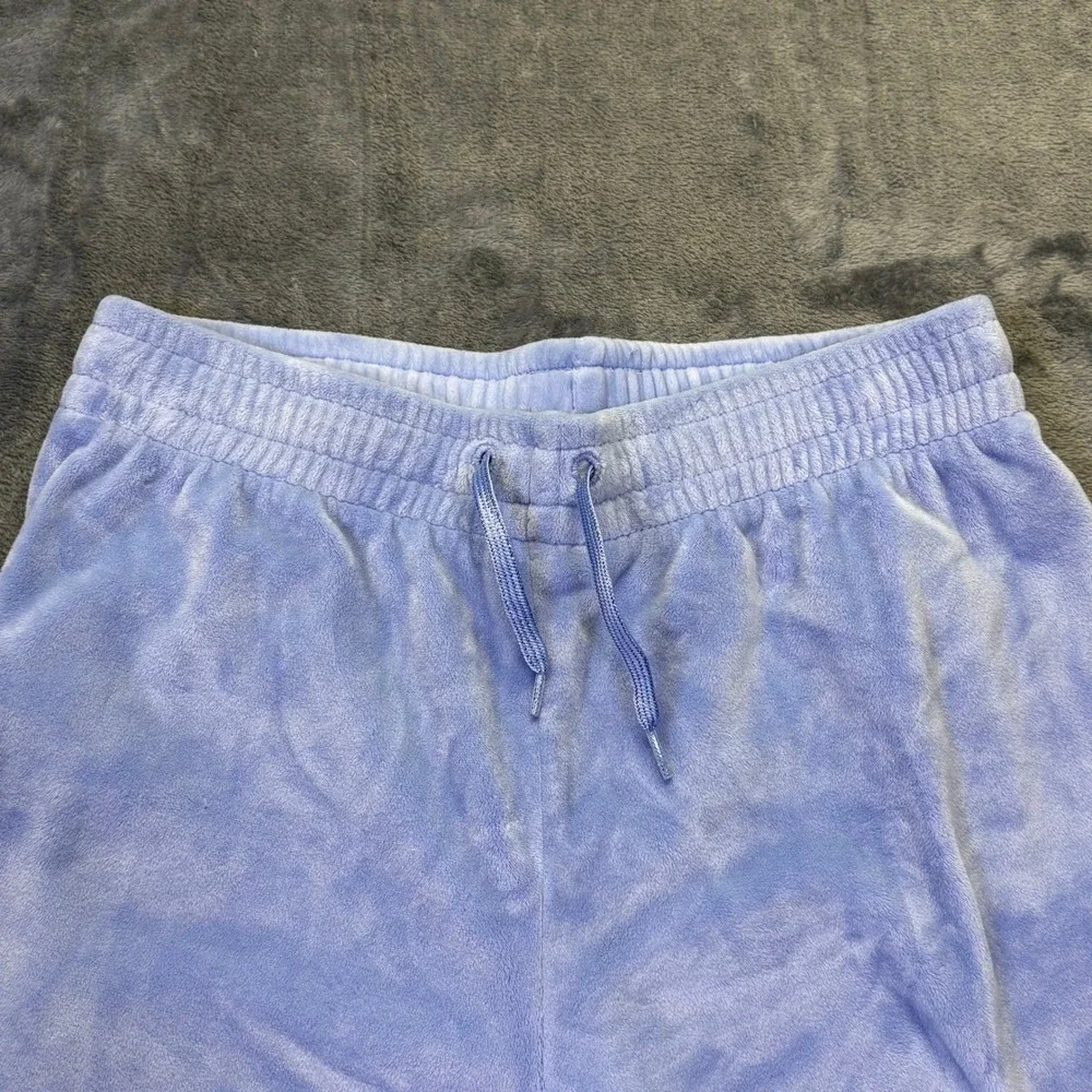 Converse Velour Joggers Youth Large 12/13‎ Lavender Purple Velvet Sweatpants Y2K